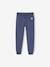 Pantalon jogging Basics fille bleu ardoise+gris clair chine+rose 7 - vertbaudet enfant 