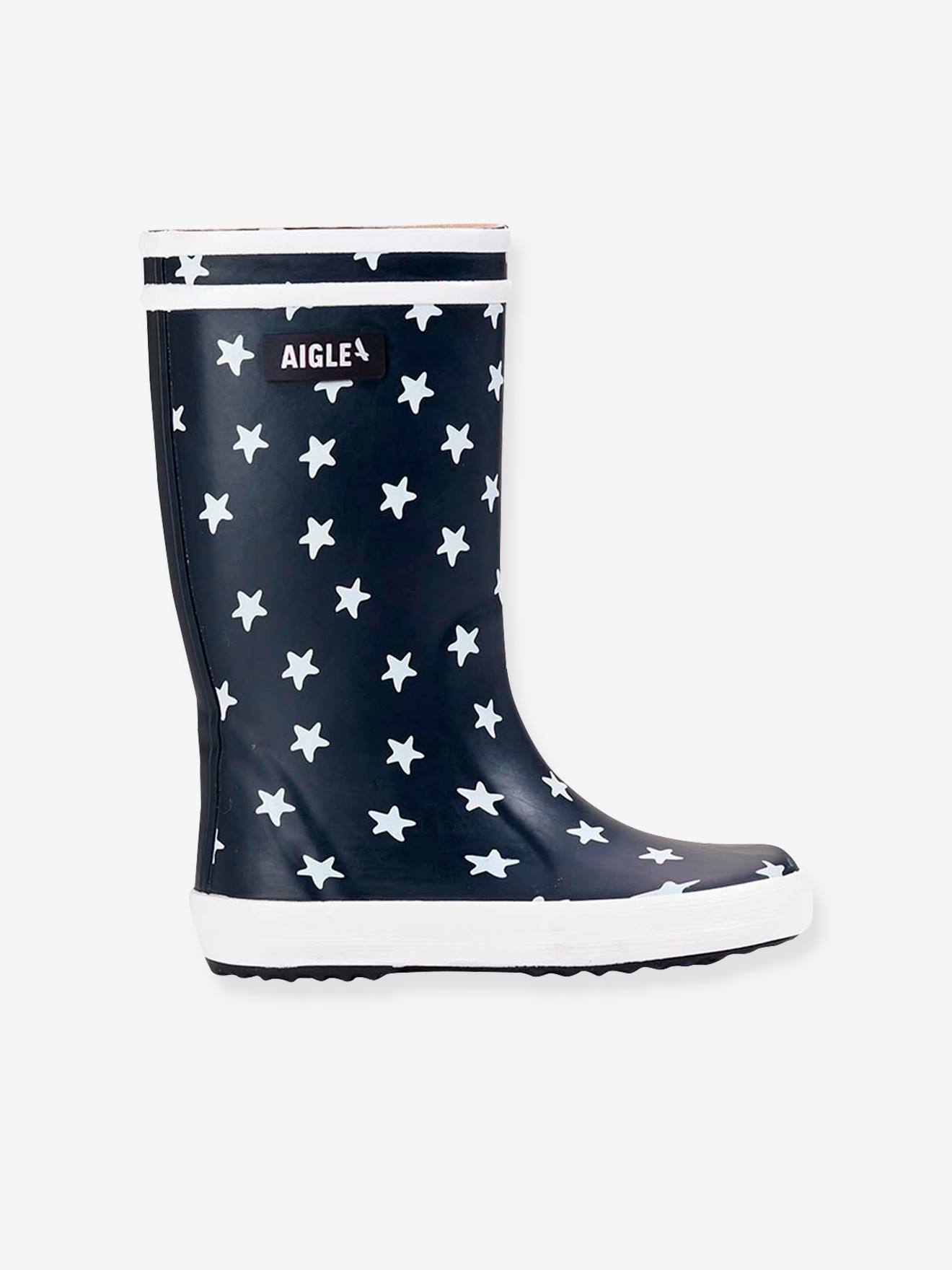 Bottes de pluie enfant Lolly Pop Play marine (Aigle) - Image 1