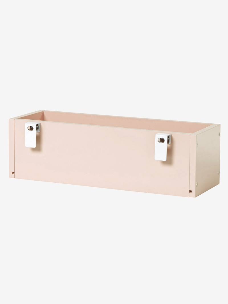 Bac De Rangement Suspendu Pour Lit Haut Everest - Blanc - 58x12x18 Cm - Organisation Enfant