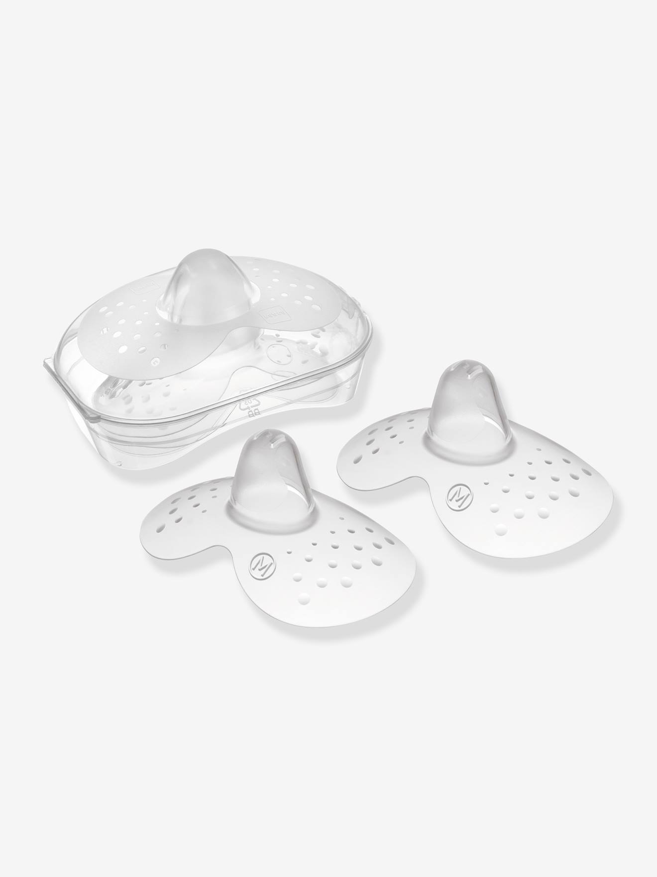 Lot de 2 bouts de sein taille M blanc