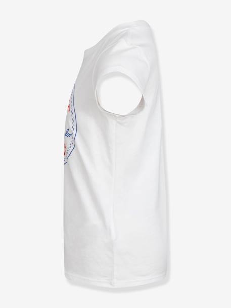 Tee-shirt enfant Chuck Patch CONVERSE blanc+gris 4 - vertbaudet enfant 