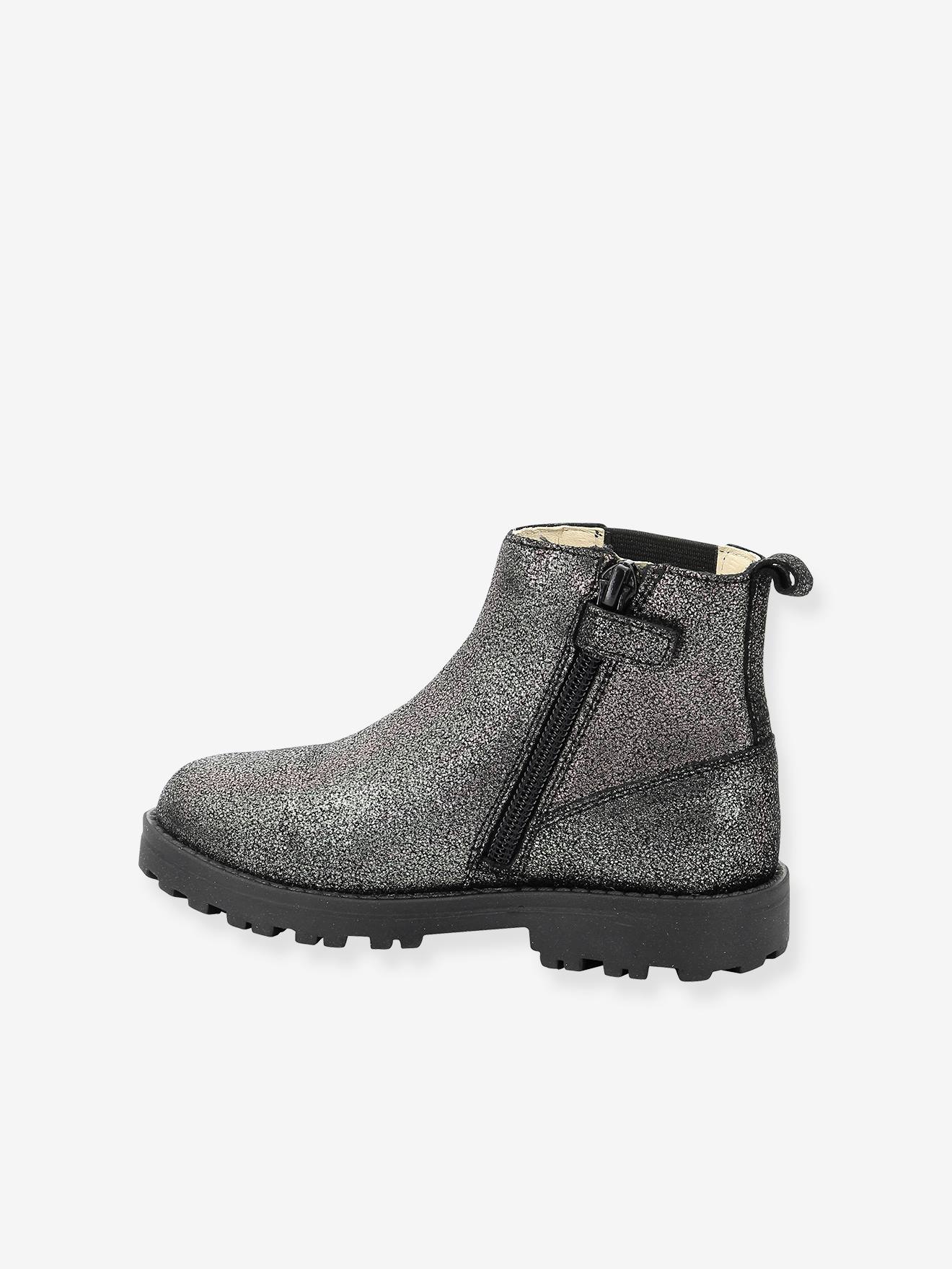 KICKERS Boots Groofit Gris fonce metallise