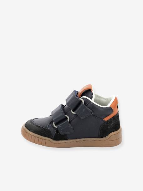 Baskets sneakers garçon Wincky Vel bleu+noir 10 - vertbaudet enfant 