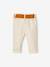 Pantalon en velours bébé avec ceinture en tissu beige clair 2 - vertbaudet enfant 