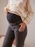 Jean de grossesse mom bandeau sans couture Denim brut+Denim stone+Gris 18 - vertbaudet enfant 