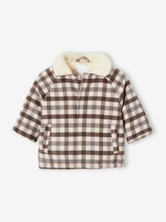 -Manteau en drap de laine bébé garnissage en polyester recyclé