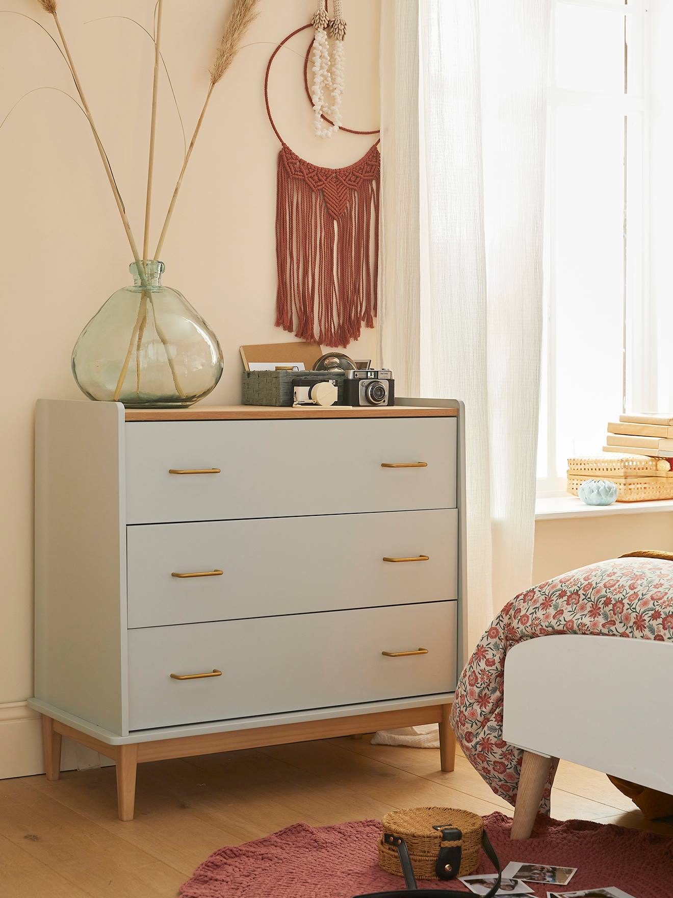 Commode prof. 42 cm LIGNE SIXTIES vert de gris