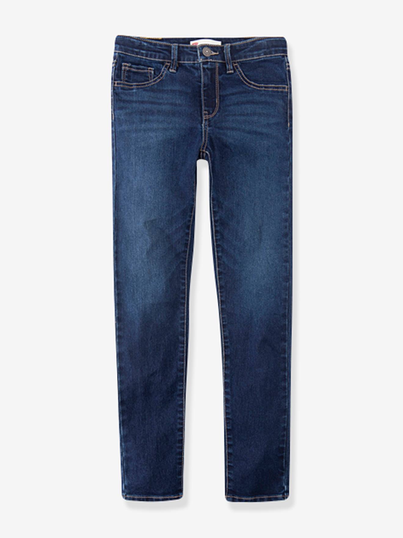Jean super skinny fille LVB 710 de Levi's denim brut