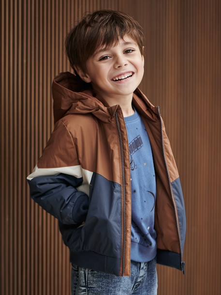 Garçon-Blouson coupe-vent garçon colorblock 