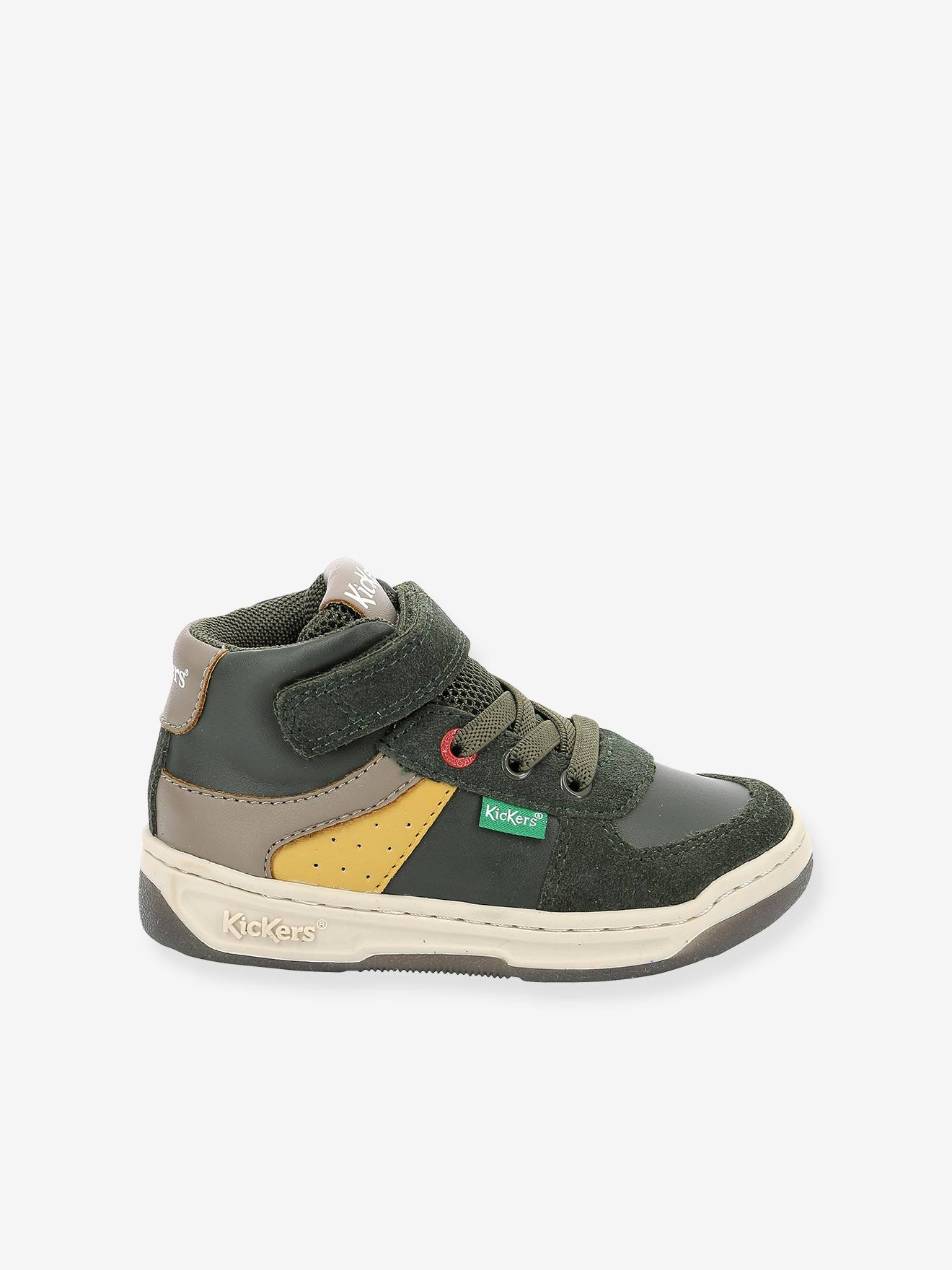 Kickers - Baskets Sneakers Enfant Kickalien Kickers® Kaki