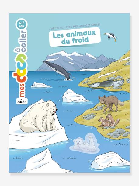 Hachette Livre - Docs à coller - Les animaux du froid MILAN blanc