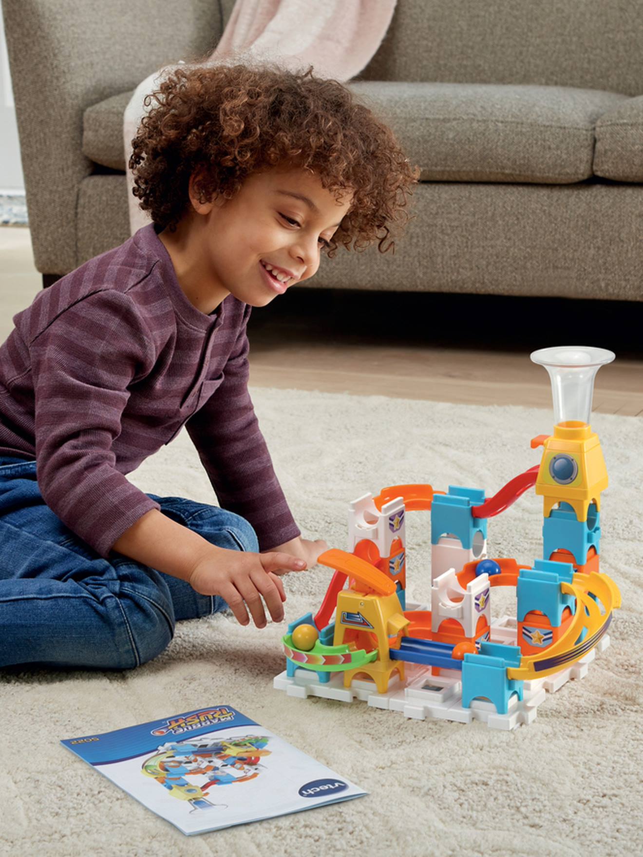Vtech - Marble Rush - Circuit À Billes Discovery Set Xs100 - Vtech Multicolore
