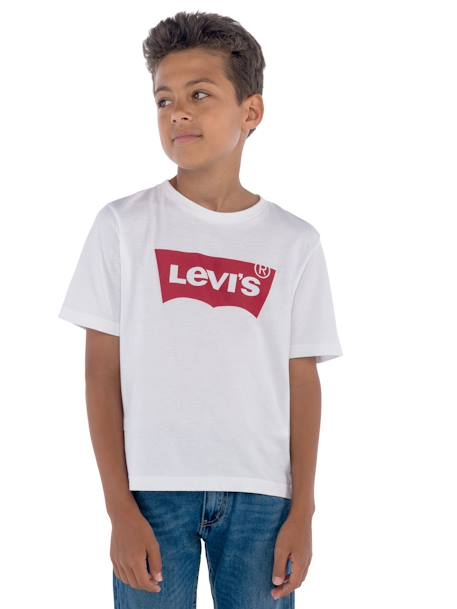 T-shirt Batwing garçon Levi's® blanc+bleu+bleu grisé 3 - vertbaudet enfant 