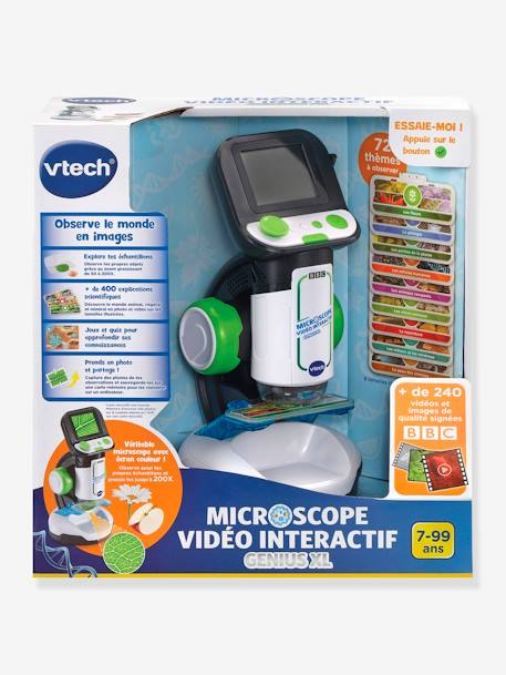Microscope Vidéo Interactif Genius XL - VTECH multicolore 2 - vertbaudet enfant 