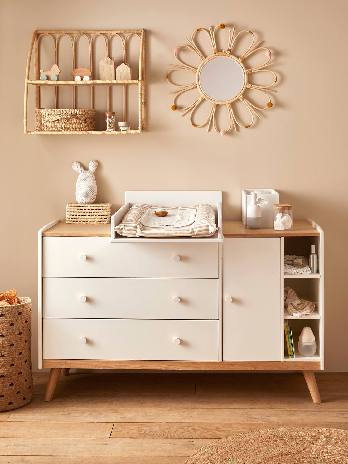Commode XL LIGNE CONFETTI blanc (Vertbaudet) - Image 2