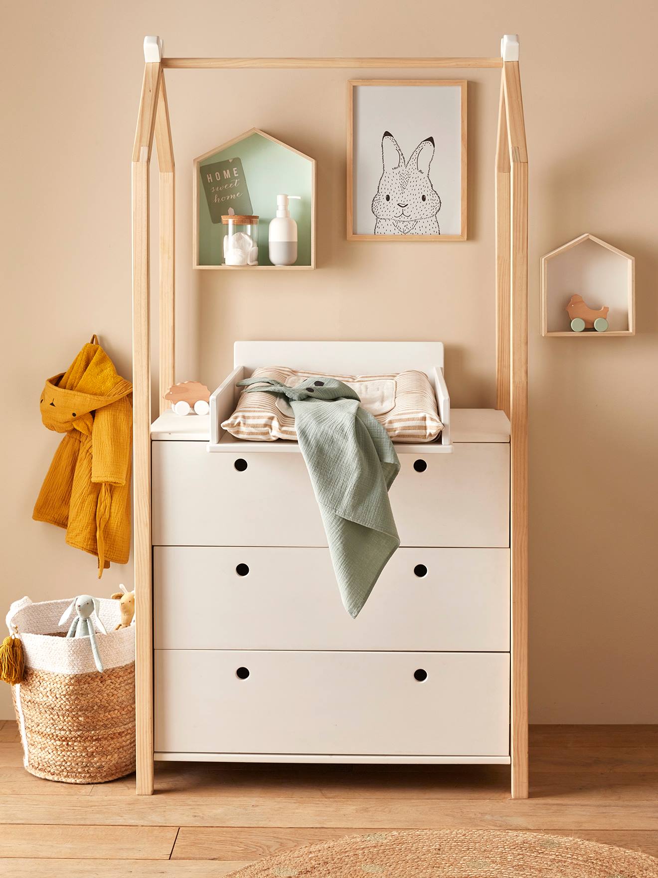 Commode penderie COCONUT blanc (Vertbaudet) - Image 1
