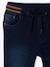 Jean garçon droit facile à enfiler denim effet molleton blue stone+BRUT FONCE+denim black+denim bleached+denim gris+double stone 9 - vertbaudet enfant 