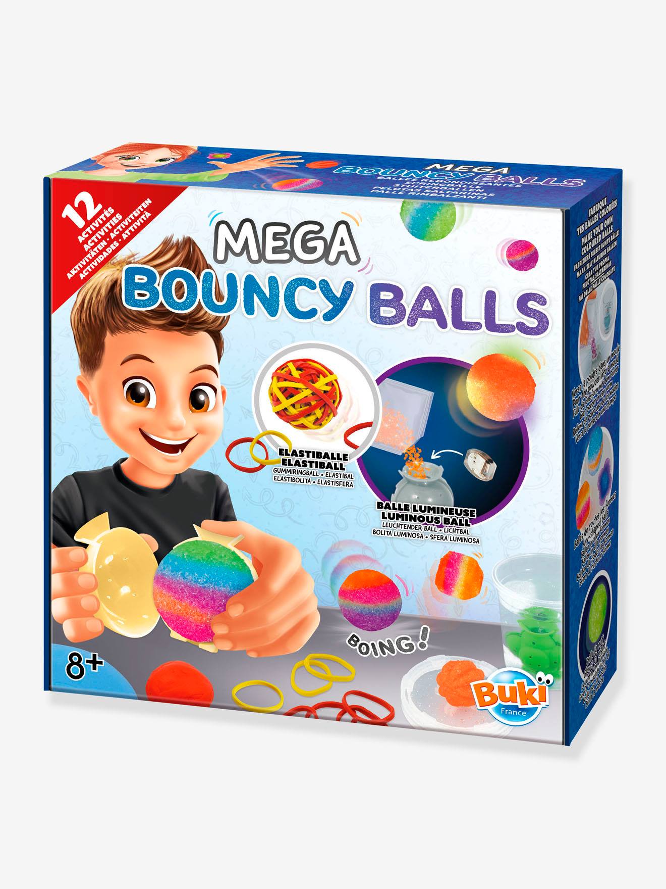 Méga Balles Rebondissantes - Buki Multicolore
