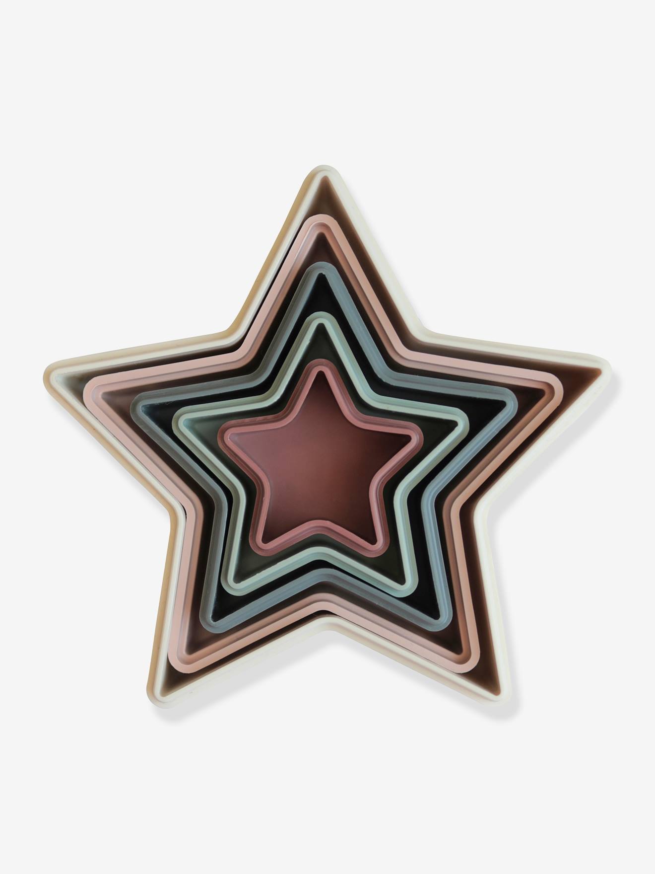 Etoiles à empiler - MUSHIE rose
