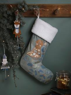 Linge de maison et décoration-Décoration-Objet déco-Chaussette de Noël Renard Scandinave