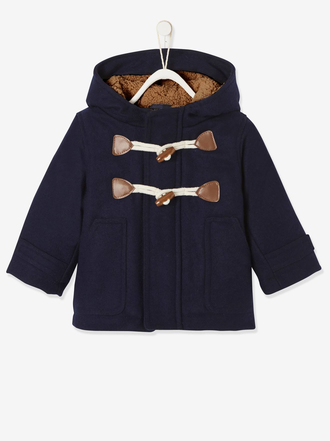 Manteau duffle-coat bébé avec capuche encre (Vertbaudet) - Image 2