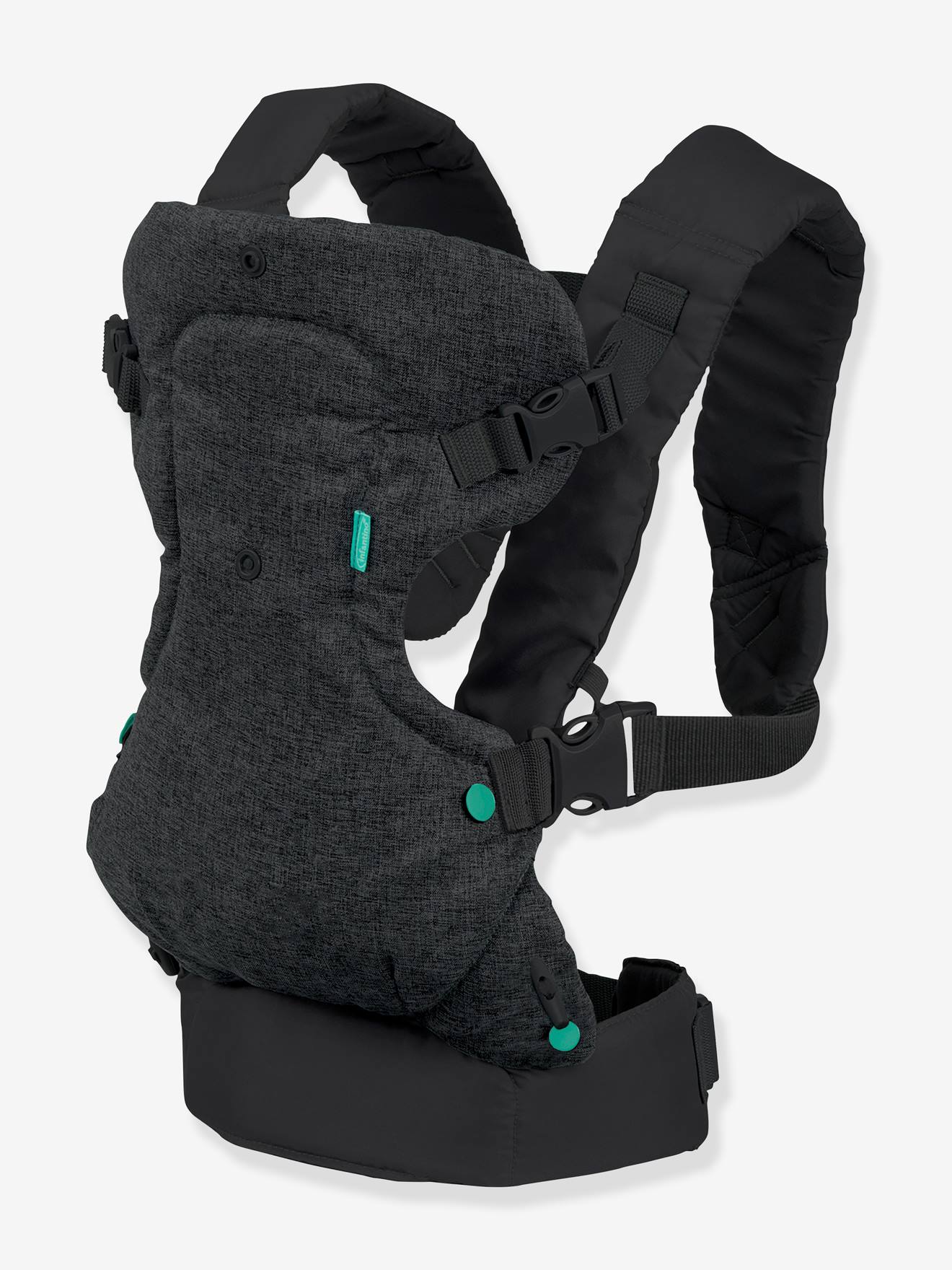 Porte-bébé avec bavoir lavable Flip 4 en 1 noir