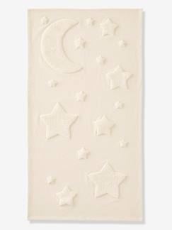 happy boheme bebe-Tapis rectangle relief lune et étoiles