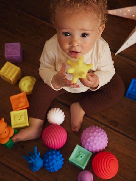 Infantino - Coffret 20 pièces sensorielles - multicolor