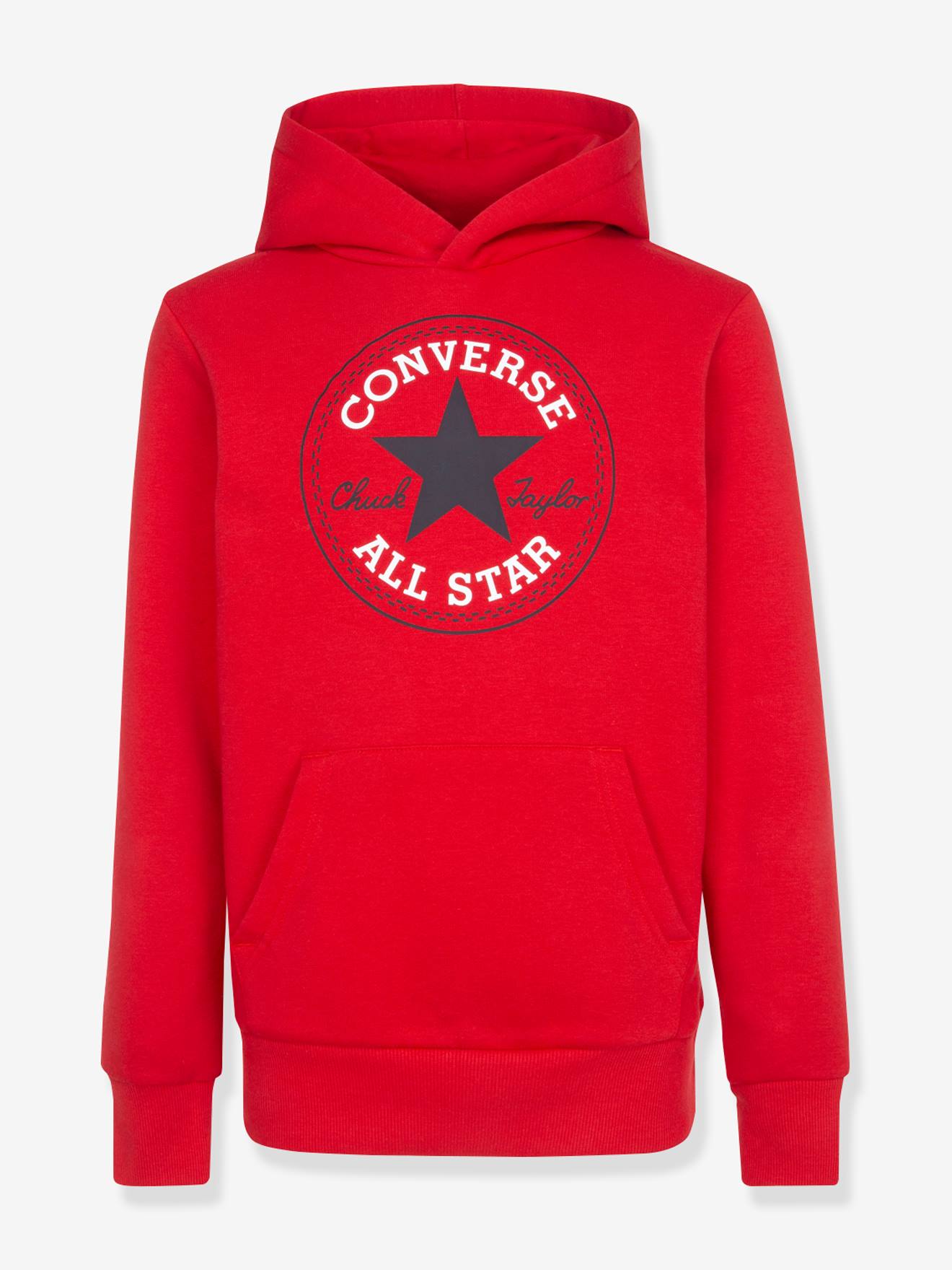 Sweat hoodie CONVERSE rouge