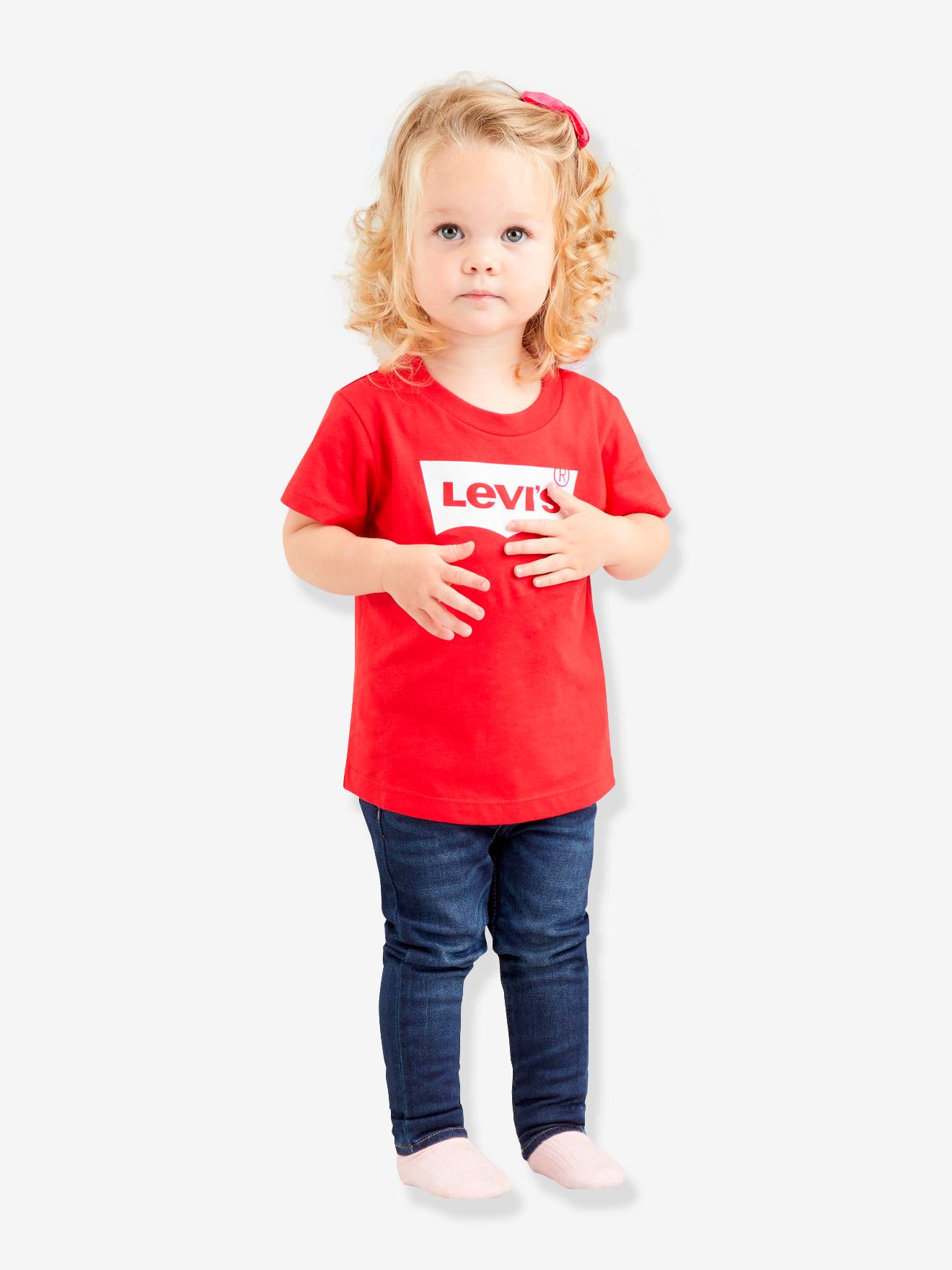 T-shirt Batwing Bébé Levi's Rouge