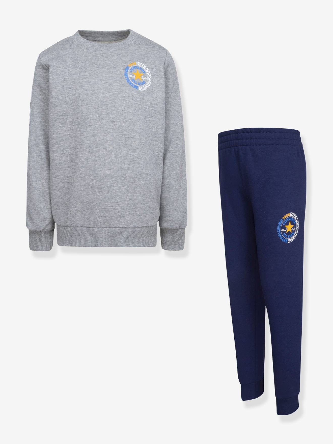 Little kicks crew set CONVERSE encre
