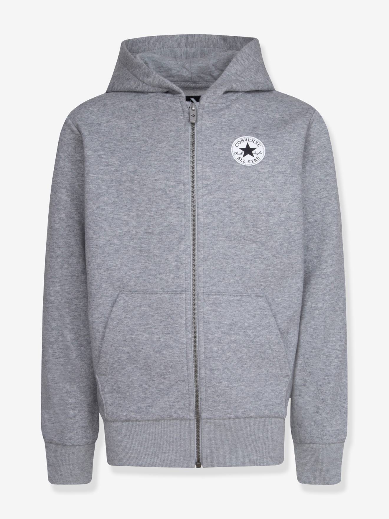 Sweat zippé gris