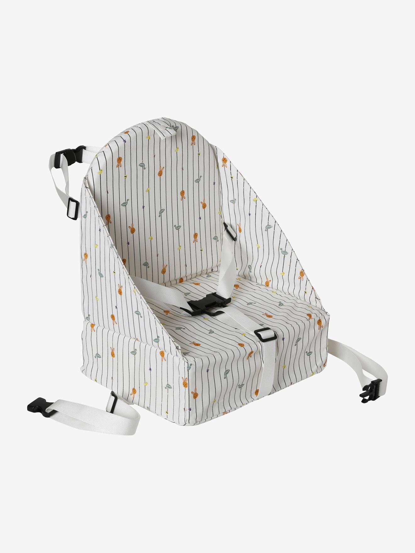 Rehausseur de chaise rayé blanc (Vertbaudet) - Image 2