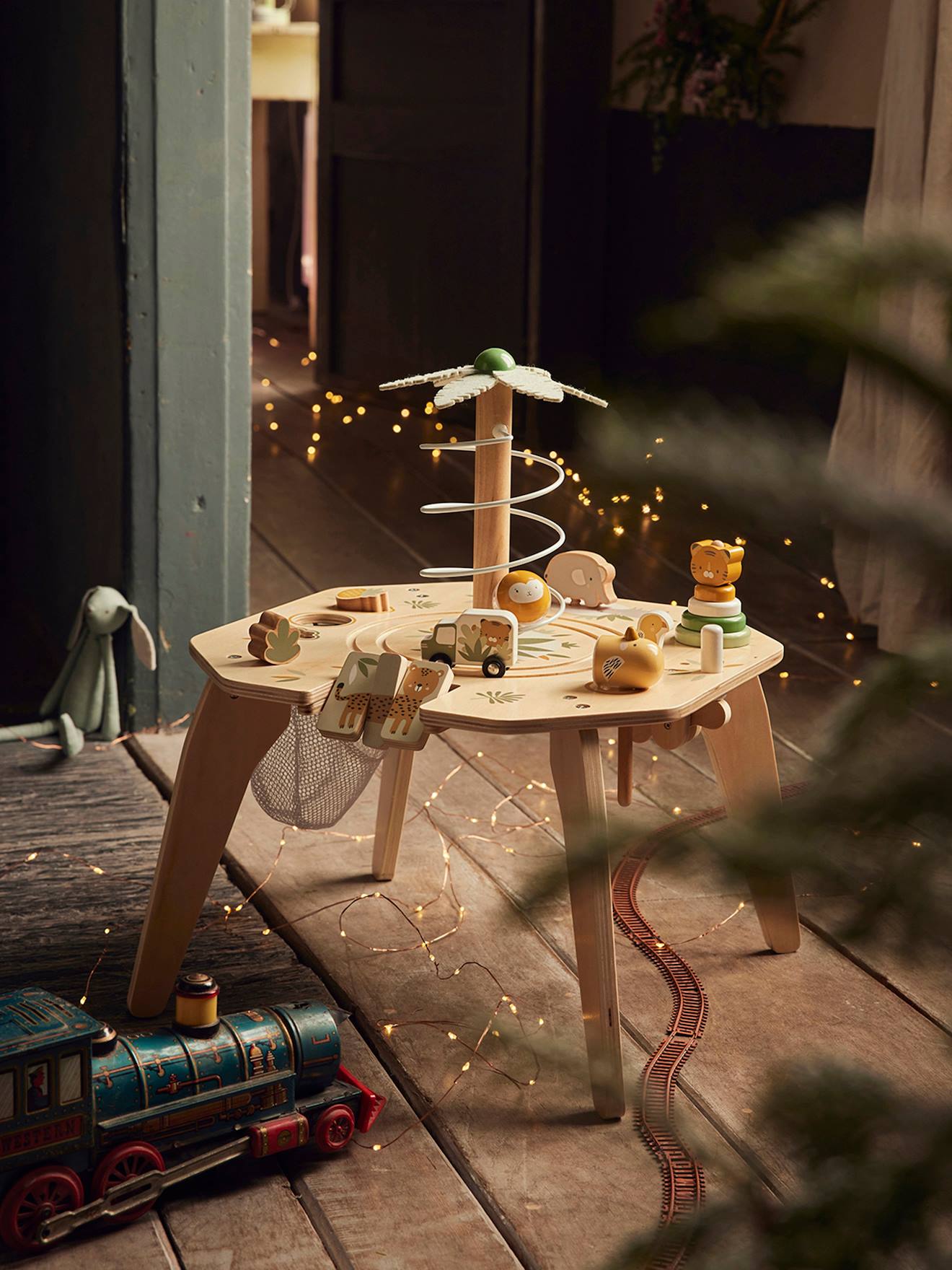 Table multi-activités HANOÏ en bois FSC® multicolore (Vertbaudet) - Image 2