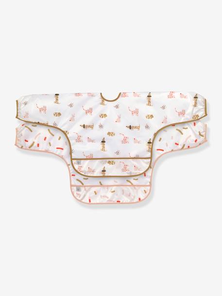 Lassig - Lot de 2 bavoirs manches longues LÄSSIG little mateys orange épicée