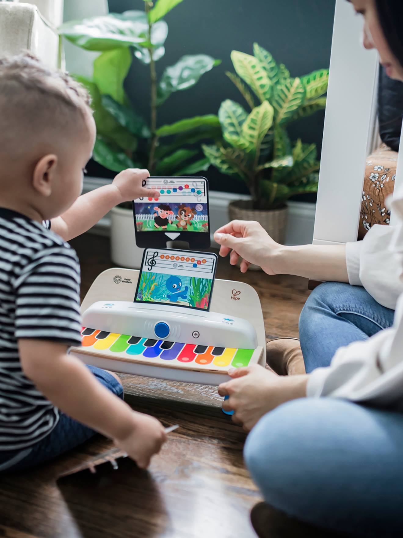 Piano connecté Magic Touch - HAPE blanc