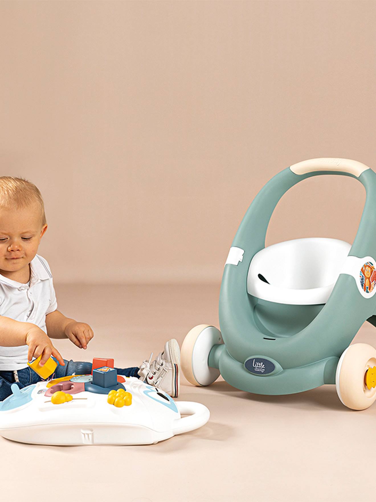 Little Smoby Trotty 3 en 1 - vert (Smoby) - Image 1