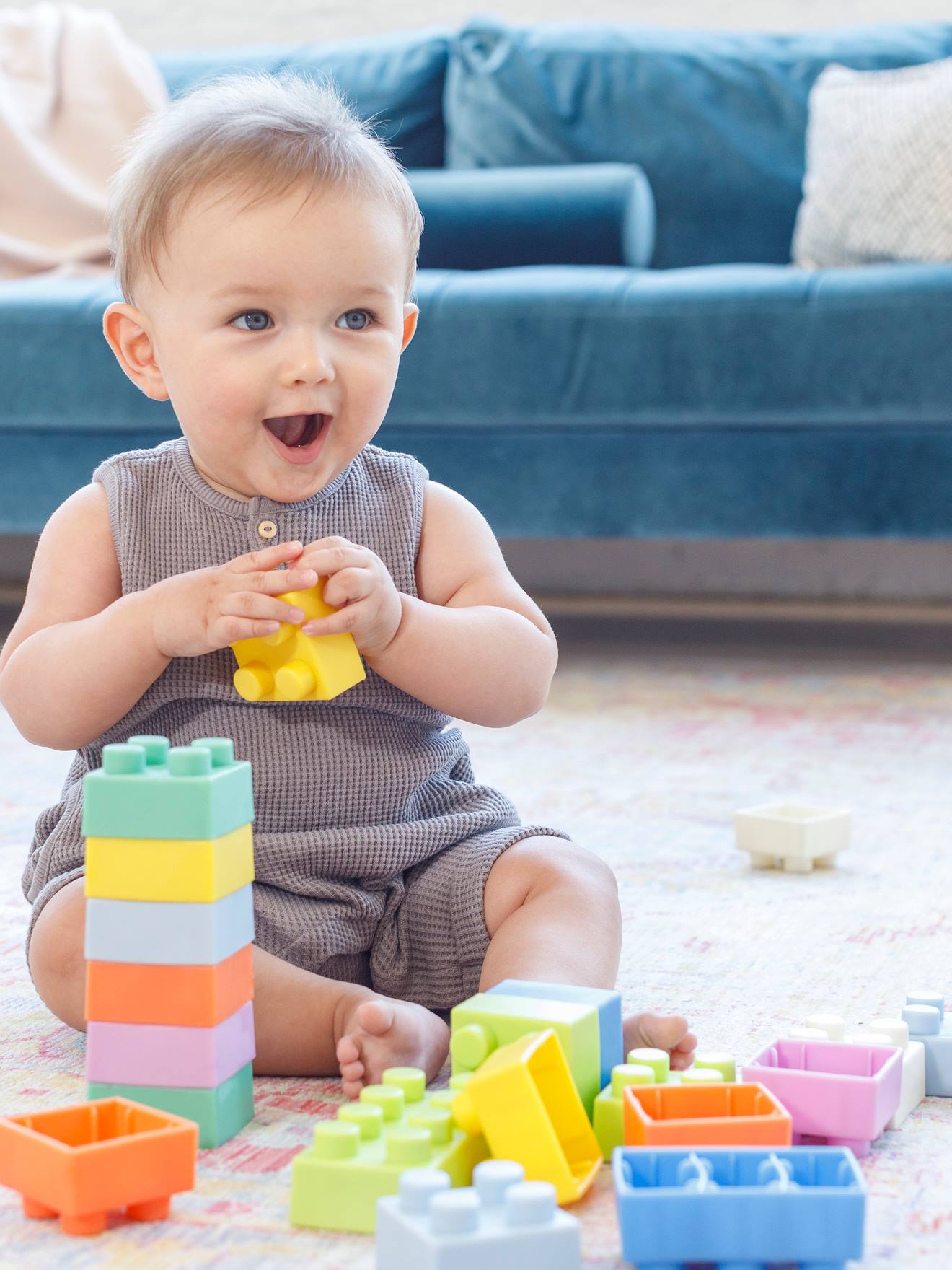 Mes Premières Briques Souples - INFANTINO multicolore