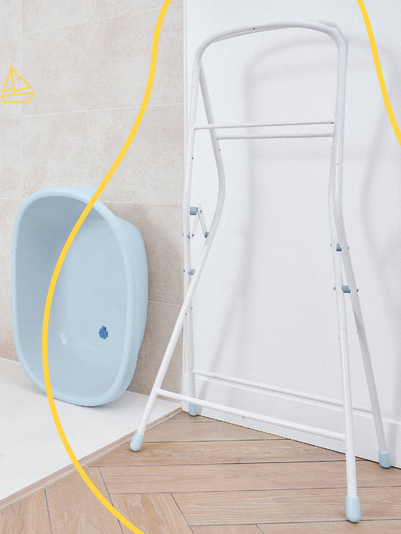 Pied de baignoire + tuyau gris