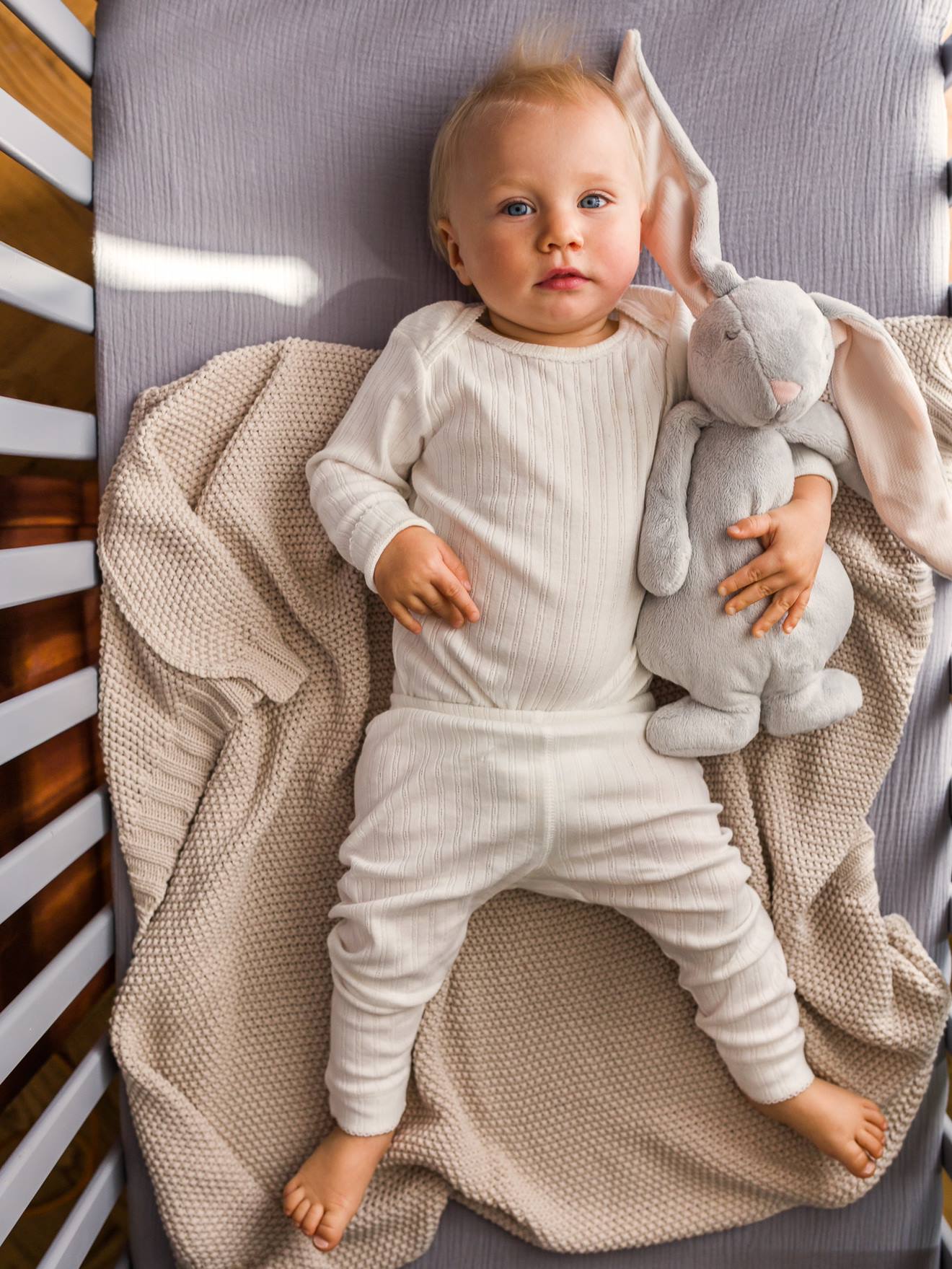 Veilleuse peluche MOONIE Lapin rose