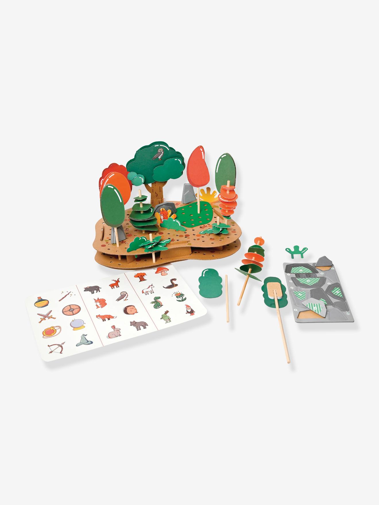La forêt : kit ludo-éducatif : 3-7 ans - Collectif - Pandacraft