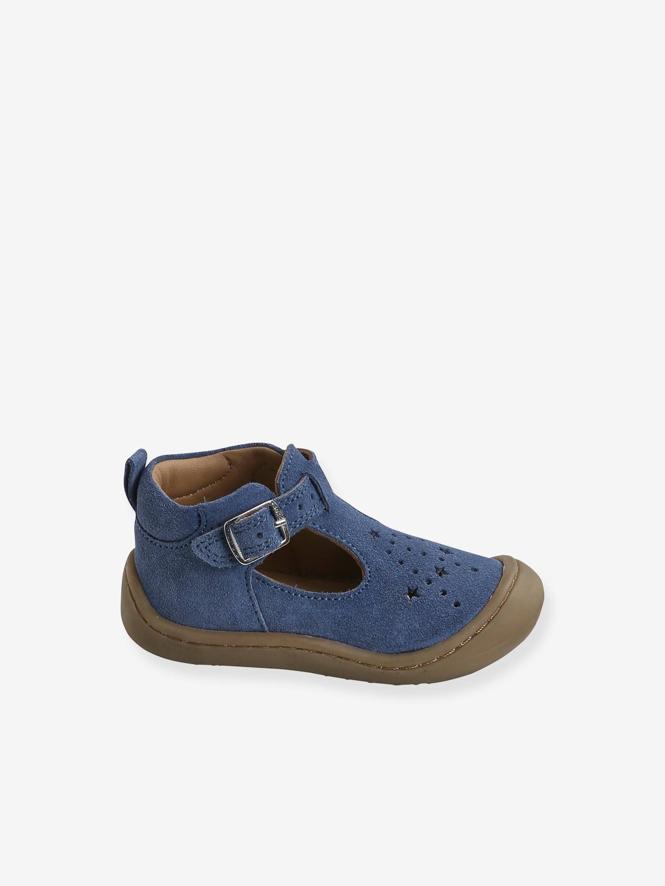 Chaussures Souples En Cuir Pour Bébé Avec Semelle En Daim - Taille 19 à 31 EU, Garçon Et Fille