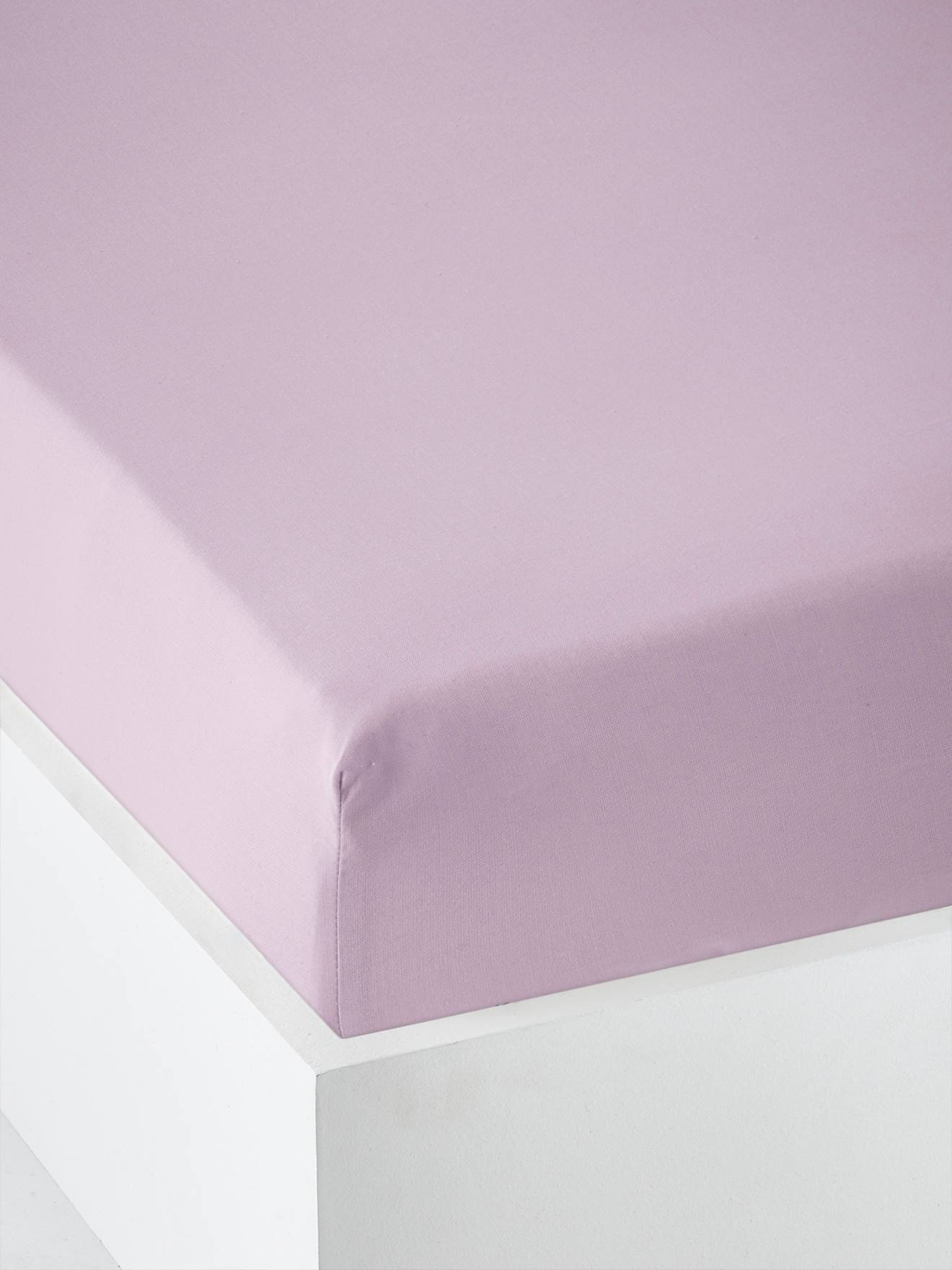 Drap-housse uni bébé lilas