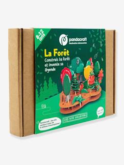 -Kit ludo-éducatif 2 en 1 - La Forêt - Crée ta maquette de forêt en 3D ! - PANDACRAFT