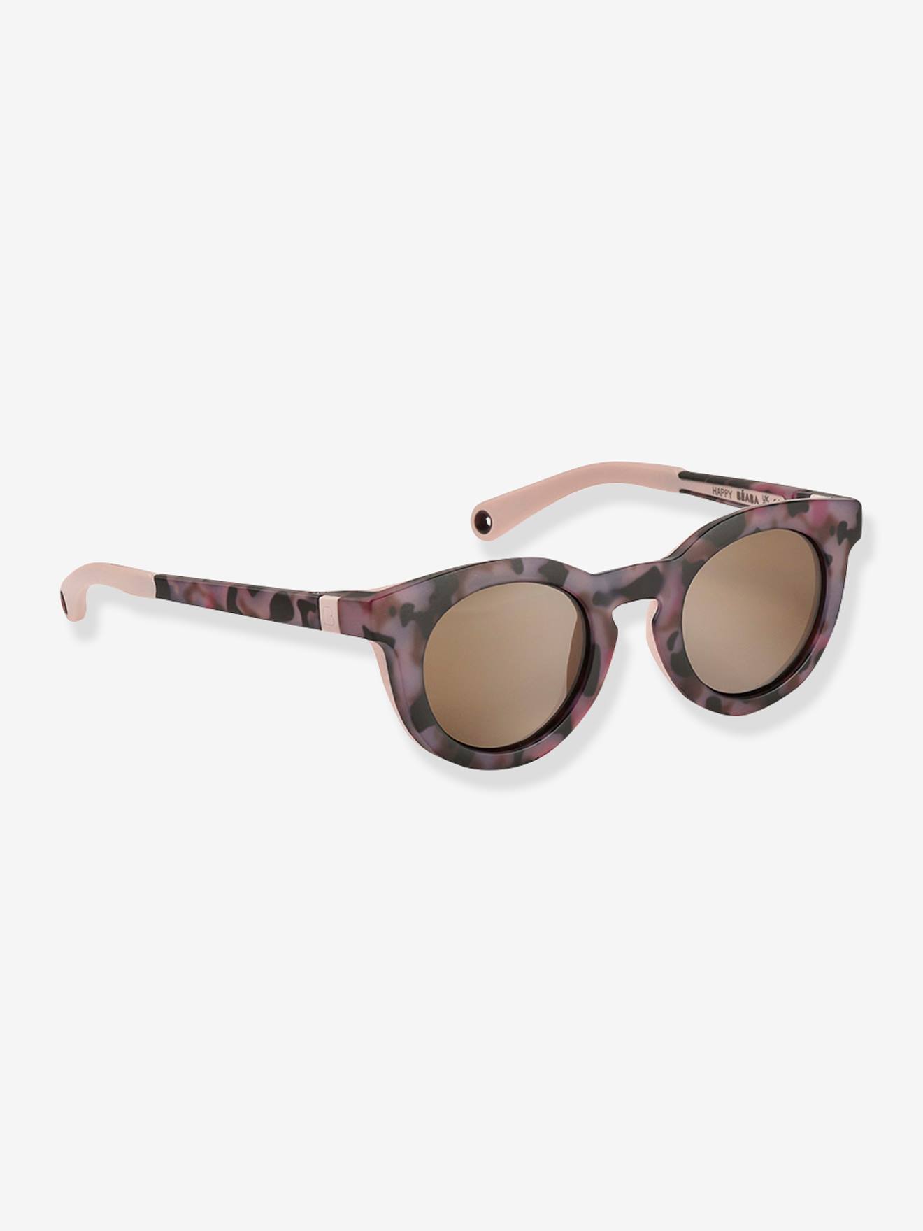 Lunettes de soleil Happy pour enfant de 2 à 4 ans pink tortoise