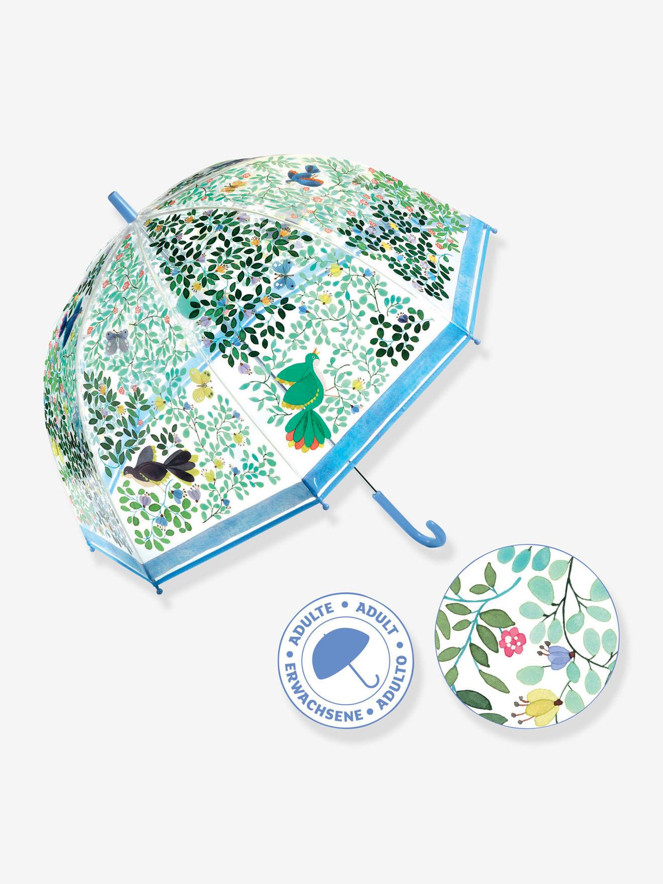 Parapluie adulte Oiseaux sauvages DJECO bleu