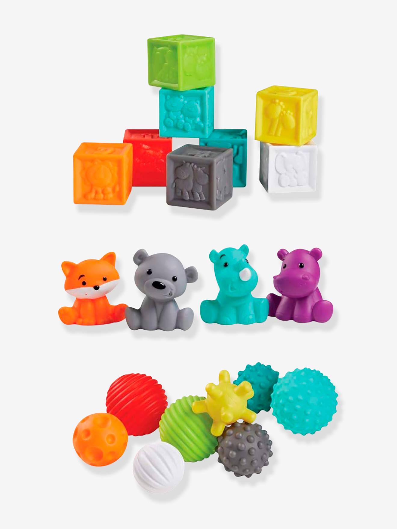 Coffrets 20 pièces sensorielles INFANTINO multicolore