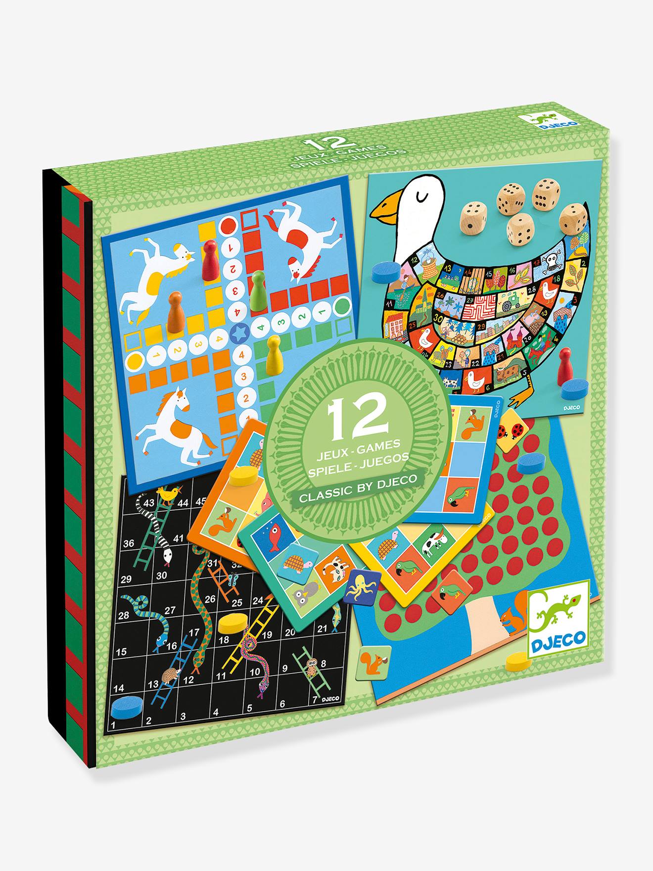 Boite de jeu Classic box 4+ vert