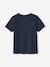 T-shirt imprimé Basics garçon manches courtes blanc+BLEU AQUA+bleu nuit+bleu roi+écru+jaune+menthe+vert sauge 10 - vertbaudet enfant 