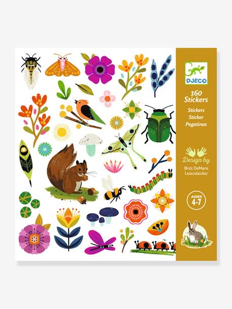 160 stickers Jardin orange 1 - vertbaudet enfant 